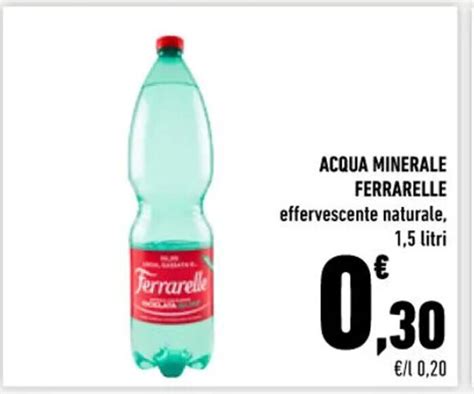 Ferrarelle Acqua Minerale Effervescente Naturale 1 5 Litri Offerta Di