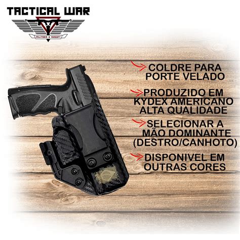 ColdresColdre Kydex Velado Taurus TS9 Carbon Black Destro Porta