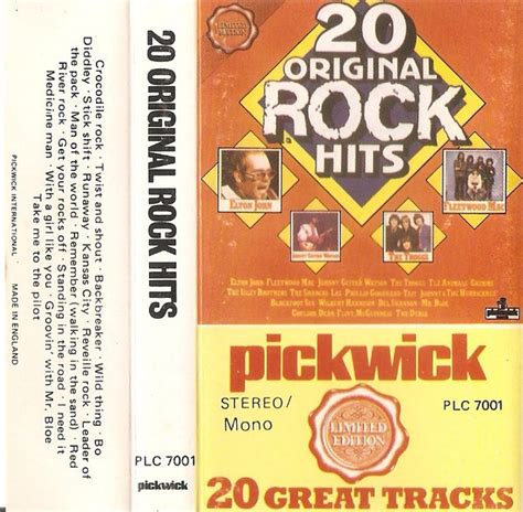 20 Original Rock Hits 1976 Cassette Discogs