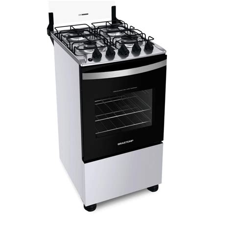 Fogão Brastemp 4 Bocas E 2 Fornos - Fogao 4 bocas brastemp branco com 2 forno | Extra