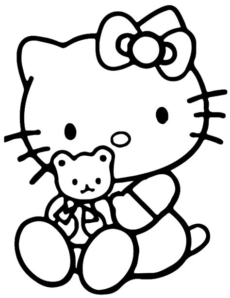 Hello Kitty Coloring Pages