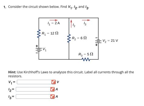 Answered 1 Consider The Circuit Shown Below Bartleby