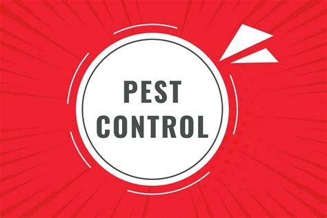 Pest Control Button Speech Bubble Banner Label Pest Control 24662990 Vector Art At Vecteezy