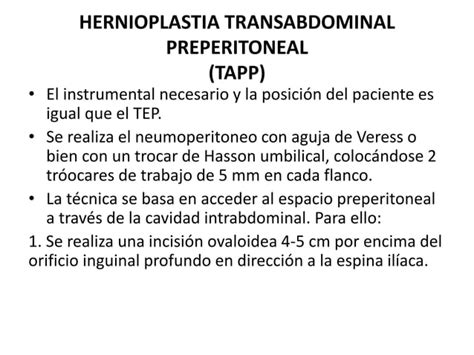 Laparoscopica Hernia Inguinal Ppt Ppt