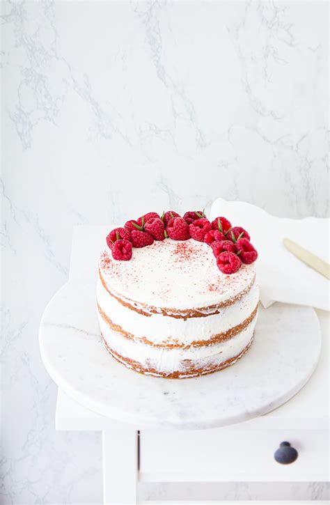 Himbeer Vanille Naked Cake Wundert Rtchen Kuchen Und Torten Rezepte