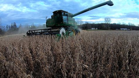 Soybean Harvest 2022 With John Deere 8820 And 4430 Will We Make It Youtube