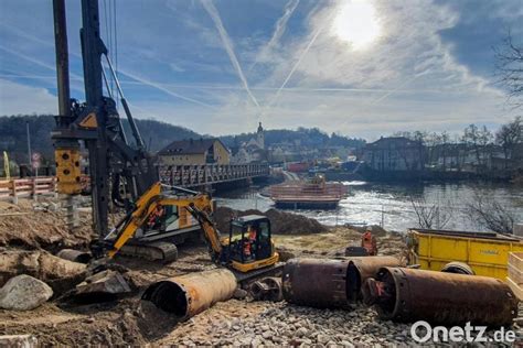 Abriss Der Mittleren Naabbr Cke In Schwandorf Beginnt Onetz