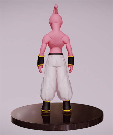 Download Stl File Dbz Kid Majin Buu • 3d Print Object ・ Cults