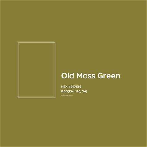 Old Moss Green Complementary or Opposite Color Name and Code (#867E36 ...