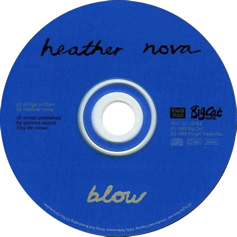 Car Tula Cd De Heather Nova Blow Portada