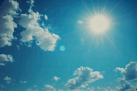 Premium Ai Image Sunny Day With Clear Blue Skies And Vibrant Sunlight