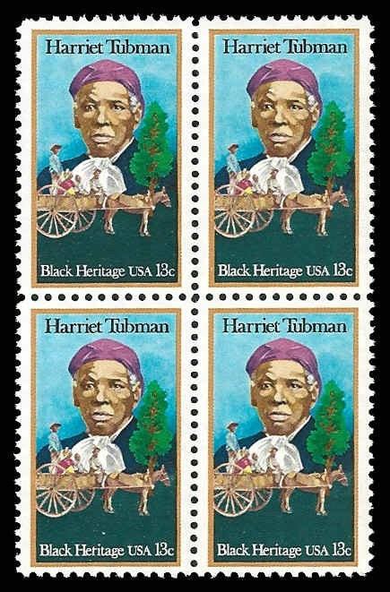 Harriet Tubman Black Heritage Block Of Four Cent United States