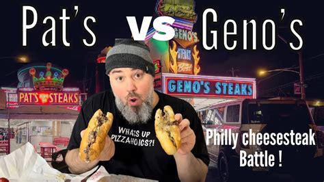 Pat S Vs Geno S Philadelphia Cheesesteak Battle Youtube