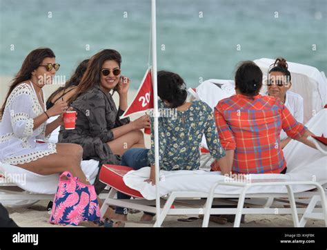 Miami Beach Fl May 14 Priyanka Chopra On Miami Beach On Mothers