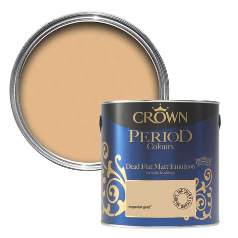 Crown Breatheasy Imperial Gold Matt Emulsion Paint L Departments