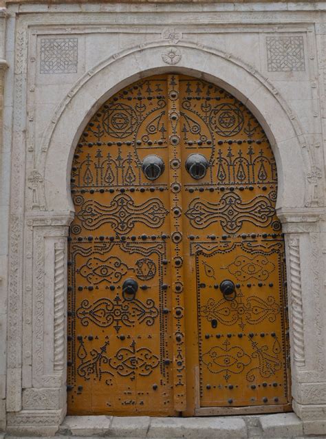 Door In The Tunis Medina Richard Mortel Flickr