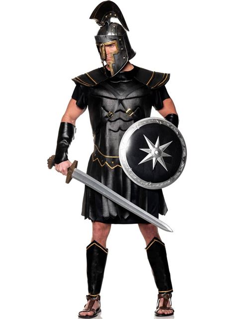 Mens Plus Size Deluxe Roman Gladiator Costume