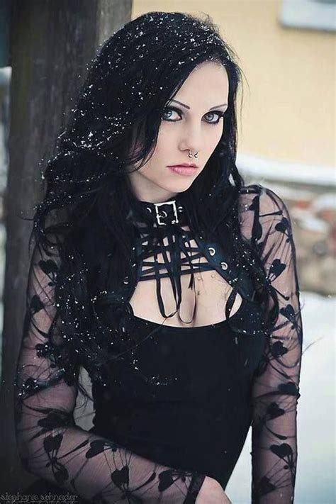 Brunette Goth Beauty Hot Goth Girls Gothic Outfits