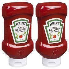 Heinz Ketchup Upside Down Squeeze Bottles Red Oz Bottle Case