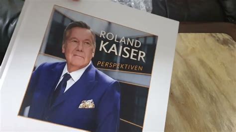 Roland Kaiser Perspektiven Ltd Fanbuch Unboxing Youtube