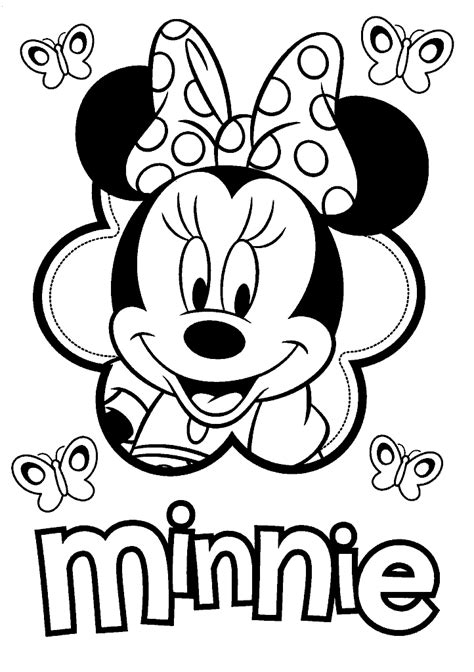 Minnie Para Colorir Vem Colorir