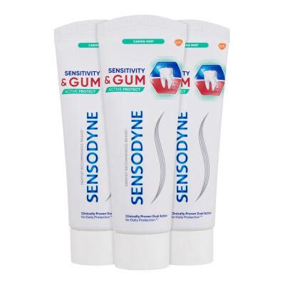 Sensodyne Sensitivity Gum Caring Mint Trio Past De Din I Set Cutie