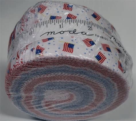 Patriotic Jelly Roll From Moda