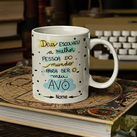 Caneca Av S Deus Escolheu Canecas Canecas Personalizadas