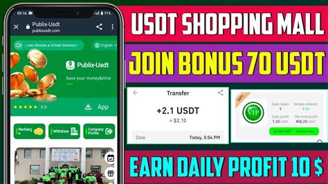 Usdt Mall New Usdt Earning Site Usdt Mining App Free Usdt