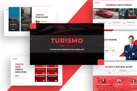 Turismo 汽车 PowerPoint 模板 turismo automotive powerpoint template PPT派