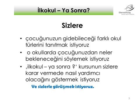 Hangi çocuk hangi okula Gemeinnützigen Elternstiftung Baden