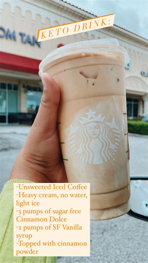 Keto Drink Starbucks Iced Starbucks Drinks Healthy Starbucks Drinks