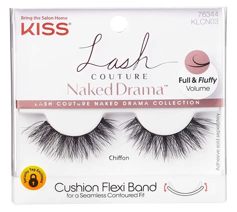 Buy Kiss Lash Couture Naked Drama Collection Full And Fluffy Volume 3d Faux Mink False Eyelashes