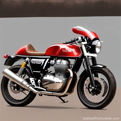 Squared Seat Cowl Cafe Racer Design For Continental Gt Stable