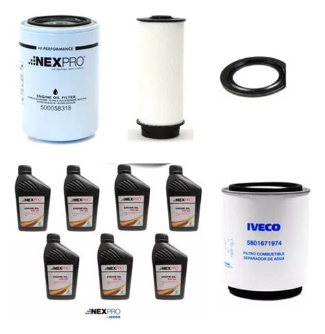 Kit Troca Leo E Filtro Original Nexpro Iveco Daily Euro