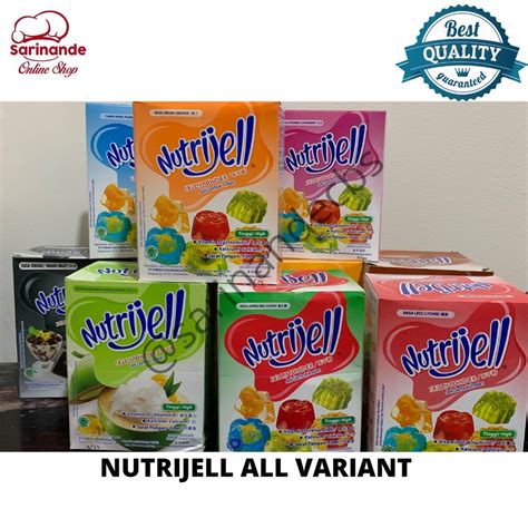 Jual Nutrijell Gr Ukuran Jelly Powder All Varian Shopee Indonesia