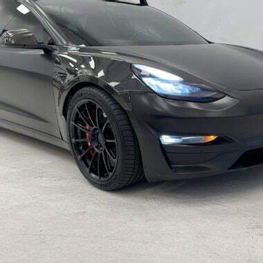 Tesla Model Carbon Fiber Ascension R Front Wide Fender Set