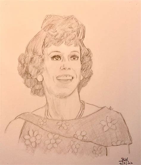 THE CAROL BURNETT SHOW PENCIL DRAWING 11x14 CAROL BURNETT PORTRAIT ...