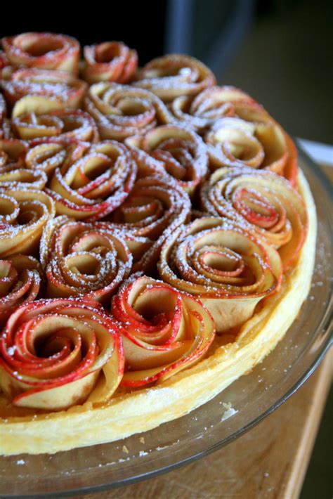 Tarte Aux Pommes Bouquet De Roses La Cr Me D Amandes