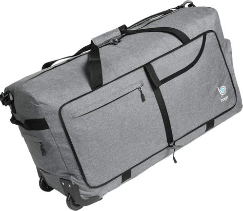 Bago Rolling Duffle Bag With Wheels 27 80l Foldable Weekender Bag Waterproof Travel Duffel