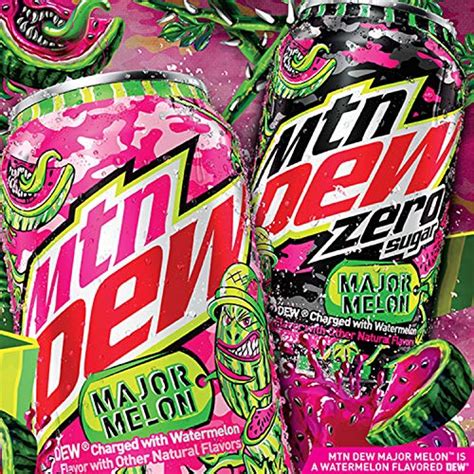 Mountain Dew MTN Original And Major Melon Variety Pack 12oz Cans Pack