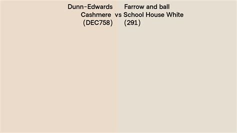 Dunn Edwards Cashmere Dec758 Vs Farrow And Ball School House White