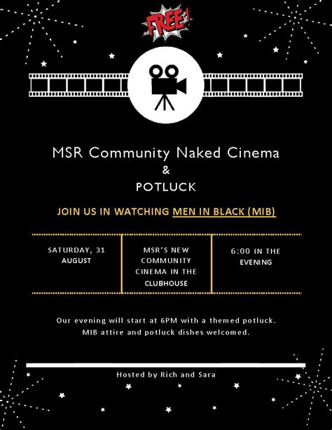 MSR Naked Cinema MIB Mountaindale Sun Resort