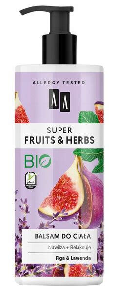 Balsam Do Cia A Z Fig I Lawend Relaksuj Cy Aa Super Fruits Herbs