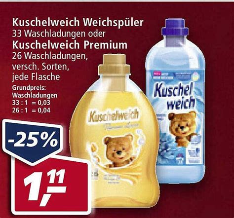 Kuschelweich Weichspüler Oder Premium Angebot bei Real 1Prospekte de