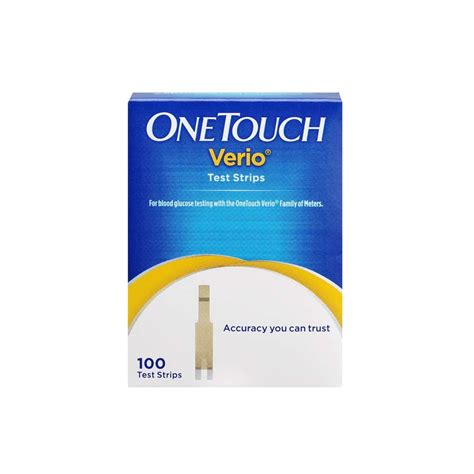 Buy One Touch Verio Strips 100'S Online & Get Upto 60% OFF at PharmEasy