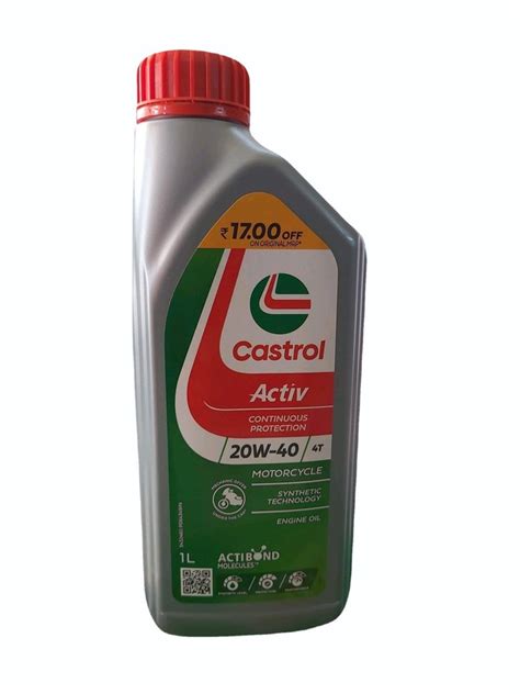 20W40 Castrol Active Unit Pack Size Bottle Of 1 Litre At Rs 400 Litre