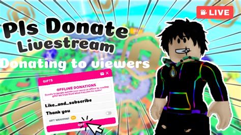 Pls Donate Live Spin The Wheel Donating To Subscribers GOAL 125k