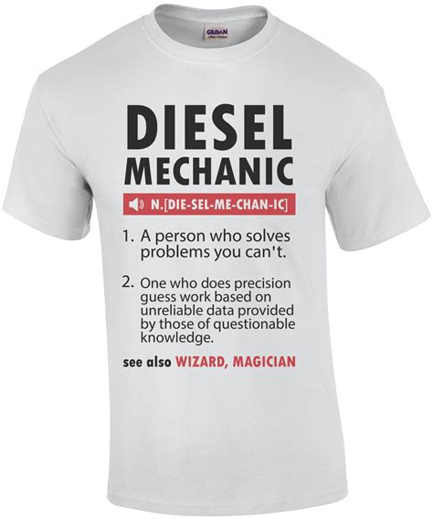 Diesel Mechanic T Shirt