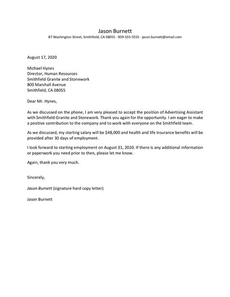 How To Reply An Employment Letter - Infoupdate.org